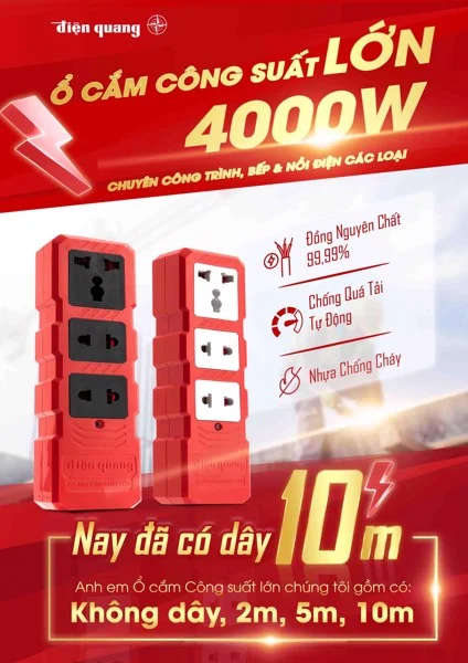 Cách chọn ổ cắm công suất lớn dùng cho gia đình